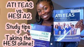 Taking the HESI - HESI vs. TEAS, How I studied for Both & taking the HESI online