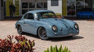 1973 Porsche 356 Replica in Blue over Black Interior