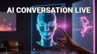 Chat with Artificial Intelligence live on YouTube! #chatgpt #aitube #artificialintelligence #chat