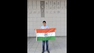 World Champion Aaryan Shukla at The Mental Calculation Show during Mental Calculation World Cup 2024