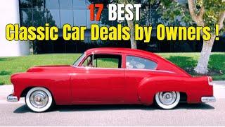 Exploring Craigslist's 17 Best Classic Car Deals by Owners!