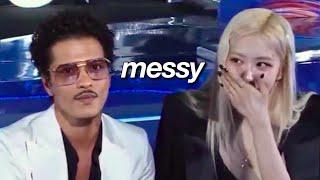 rosé and bruno mars being a mess at the mama awards