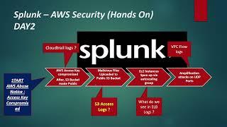 Splunk AWSSecurityDay2 #splunk #cybersecnerd #aws #cybersecurityanalyst #soc #siem