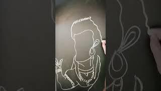 | How to draw Shiv |  Simple Drawing ️ #bholenath #shiv #drawing #shorts