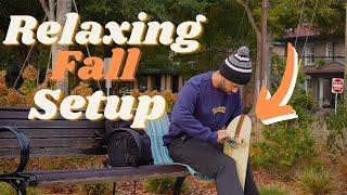 Relaxing Fall Vibes Skateboard Setup | New Fall 2021 Setup