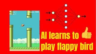 AI learns To Play Flappy BIrd
