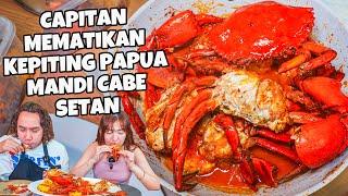 GEDE BGT! KEPITING MANDI CABE PAPUA RAKSASA HARGA MURAH RASA MENGGELEGAR!