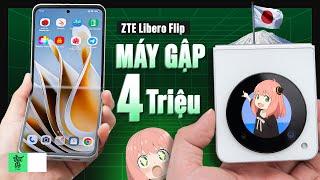 Đây là smartphone gập giá... 4 TRIỆU ở Nhật Bản, thiết kế như Samsung  ZTE Libero Flip