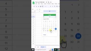 Google Sheets - How to add a Pop-Up Calendar to cells! #calendar #sheets #edtechquazi