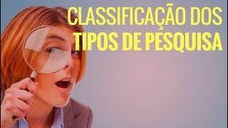 Tipos de Pesquisa [Catálogo dos tipos de metodologia científica para TCC]