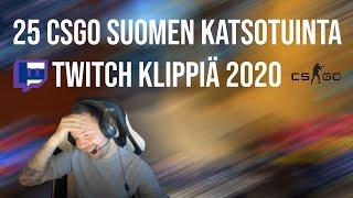 25 CSGO SUOMEN KATSOTUINTA TWITCH KLIPPIÄ VUONNA 2020