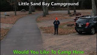 Little Sand Bay Campground near Bayfield Wisconsin