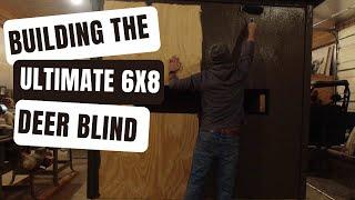 Building the ULTIMATE 6x8 DEER BLIND - Interior Walls/Painting