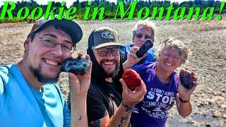 Rookie Rockhounding on the Yellowstone! Hunting for Gorgeous Agates & More With Rookie and Katydid!