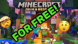 How to get Minecraft java or bedrock for free! (2024)