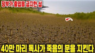 정부가 출입 금지한 섬, 40만 마리 독사가 죽음의 문을 지킨다