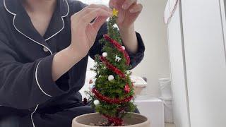 Year-end preparations.Decorate the Mini Tree, Baking Christmas traditional cakes, New Muffler VLOG