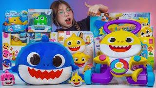 100 Minutes BABY SHARK  Satisfying Unboxing NO TALKING Baby Shark Toys Collection Playset (ASMR)