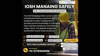 IOSH Managing Safely Course in Chennai with Offer Fees - Industrial Safety Academy