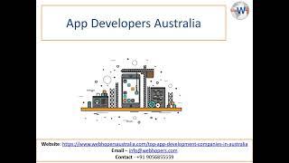 App Developers Australia | Top Mobile App Development Companies in Australia