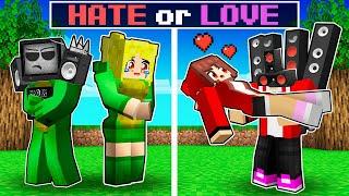 HATE or LOVE JJ and MIKEY - SAD LOVE STORY in Minecraft - Maizen