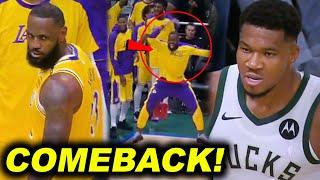 Karma ang inabot ni Giannis sa Lakers inangasan si LBJ, Choke sa dulo ag Bucks! Beastmode si Lebron!