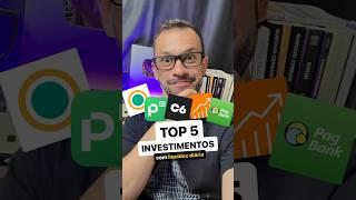 Top 5 investimentos com liquide diária! Qual é melhor? #investimentos #econoweek #tesourodireto