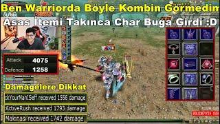 AOG - Asas İtemini Warrior Charına Taktı | Char BUG'a Girdi Yok Böyle Damageler! | Knight Online