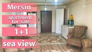 MERSIN  / sale / APARTMENT 1 + 1 WITH FURNITURE / 150 m FROM THE SEA / TEСE