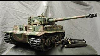 1/16th scale RC Taigen Late production Tiger I tank rebuild Part 1 of 2