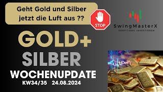 GOLD+SILBER WOCHENUPDATE KW34/35 - Achtung Dollar ! Geht Gold und Silber jetzt die Luft aus !?