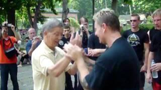 Sifu Adie Gray Chi Sau with Grandmaster Ip Ching