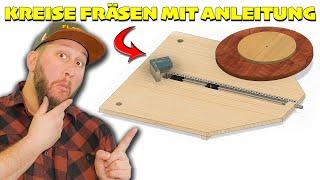 GENIALE Kreisfräse Vorrichtung für den Frästisch +BAUANLEITUNG