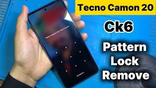 Tecno Camon 20 Hard Reset || Tecno (CK6) Pattern Lock Remove Without Pc Password Forgot  2024