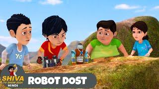 Robot Dost | शिवा | Full Episode 86 | रोबोट दोस्त | Funny Action Cartoon | Shiva Show Hindi