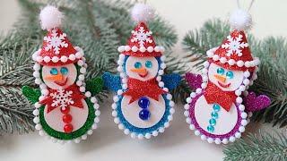 ️ DIY Snowman  Christmas decorations  Christmas craft idea