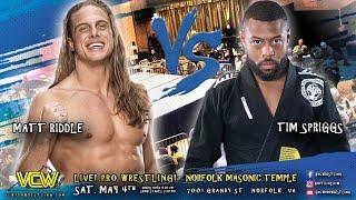 Matt Riddle vs. Tim Spriggs