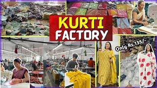 Kurti Factory in Surat | Kurti Manufacturer | Best Ethnic Wear | Cash On Delivery | Kurti @Rs.135