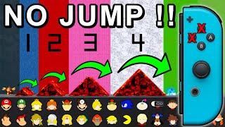 Who Can Go Over The Pyramids WITHOUT Jumping ? - Super Smash Bros. Ultimate