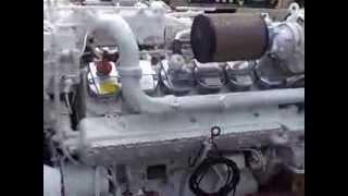 Strike Marine Salvage Sales- 1 used MAN V12-1224 marine engine- model D2842 LE 443- for sale