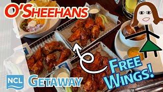 How to get all-you-can-eat free wings! O'Sheehan's on the Norwegian Getaway