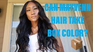 MAYVENN BRAZILIAN YAKI STRAIGHT  | CAN THIS HAIR TAKE BOX COLOR?