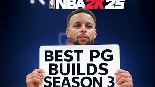 BEST POINT GUARD BUILDS IN SEASON 3 NBA 2K25! 99 3 POINTER, 95 BALL HANDLE!