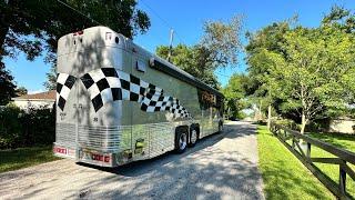 Car Hauler RV/Bus conversion. upgrading and outfitting. first drive in over a year