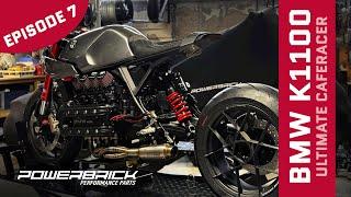 The ultimate caferacer EP7 - POWERBRICK BMW K1100RS - Bodywork, seat, and final show preparations