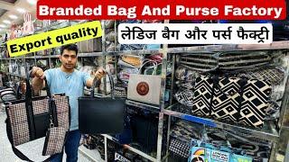 Ladies bag factory in Delhi | Bag manufacturer nabi karim Delhi Bag wholesale market VANSHMJ