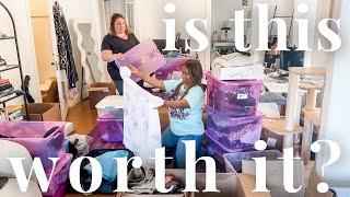 SELLING HER CLUTTER FOR CASH! DECLUTTER WITH FRIENDS ‍️