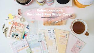 Unbox Lucalab & Decorate 6 Ring Binder Cover