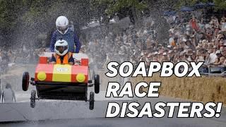 SOAPBOX RACE DISASTERS: the fastest fails ever! ​️  #redbullsoapboxrace  #funny