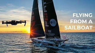 how to FLY A DRONE from a MOVING SAILBOAT: +20 Tips and Tricks